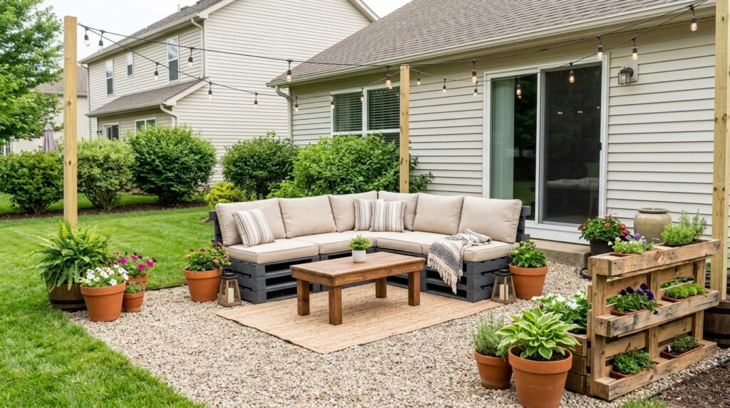 Outdoor rug for modern patio design
