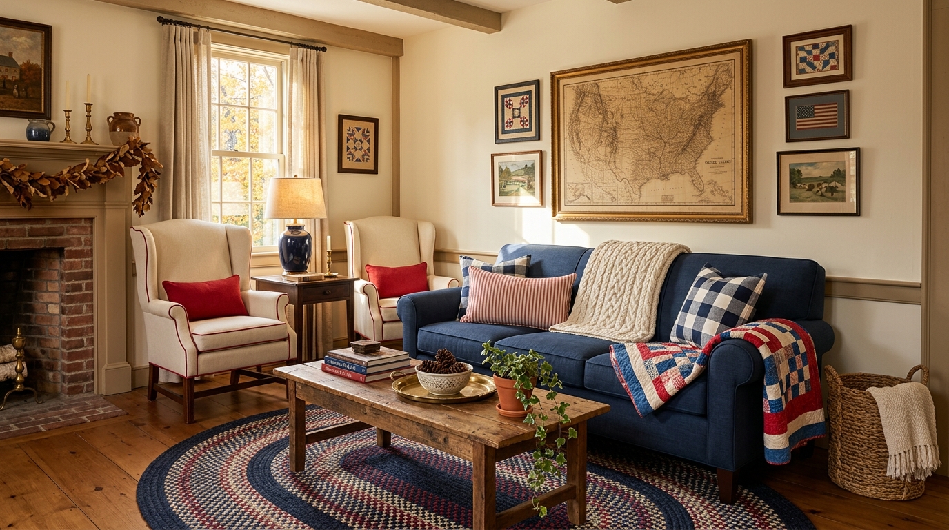 Americana Living Room Decor: How to Create a Patriotic Space That Feels Sophisticated, Not Cheesy