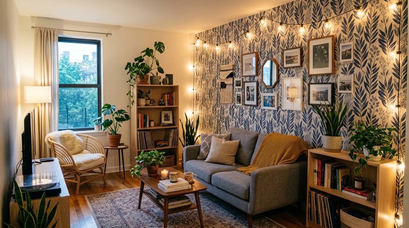 Home Decor Trends 2026 - warm American living room interior