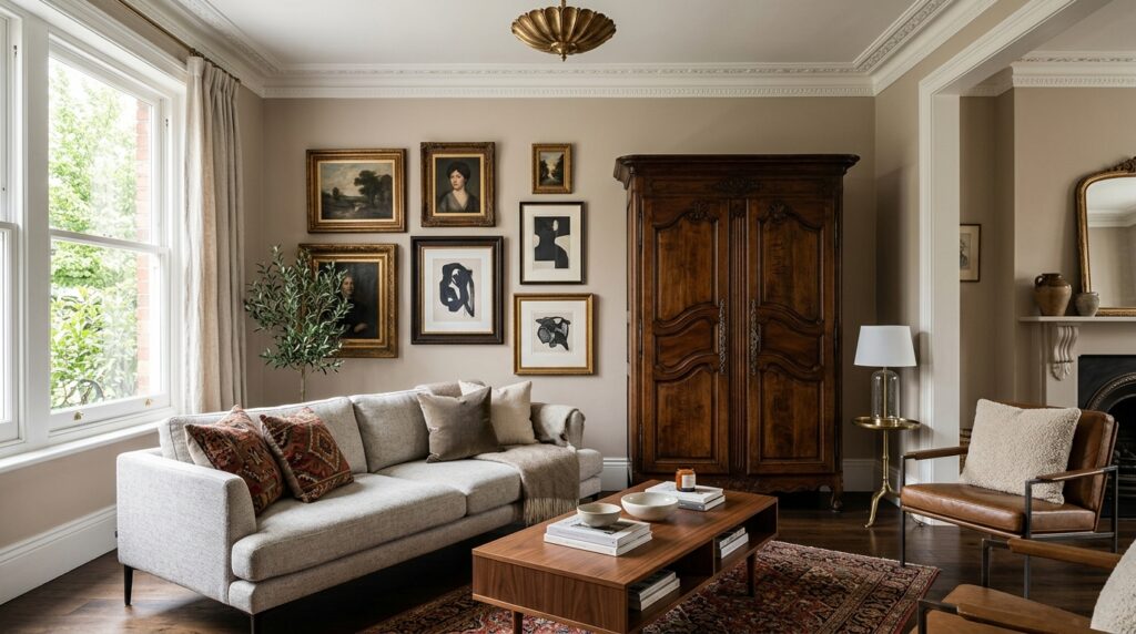 Home Decor Trends 2026 - warm American living room interior