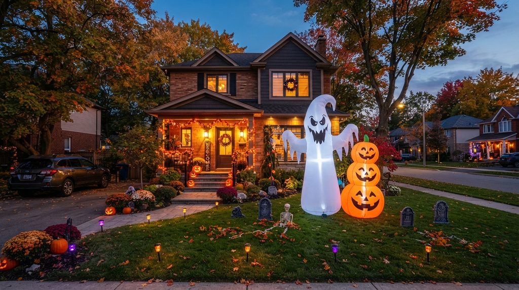 Halloween outdoor decor
