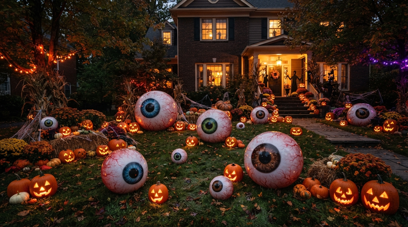 Halloween outdoor decor